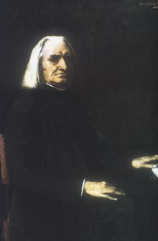 Franz Liszt 1886. Artist: Mihaly Munkacsy