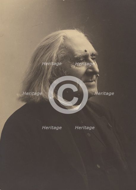 Franz Liszt, 1886. Creator: Nadar.