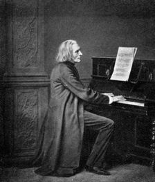 Franz Liszt, (1811-1886), Hungarian virtuoso pianist and composer, 1909. Artist: Franz Liszt