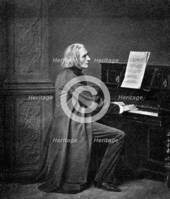 Franz Liszt, (1811-1886), Hungarian virtuoso pianist and composer, 1909. Artist: Franz Liszt Artist: Unknown