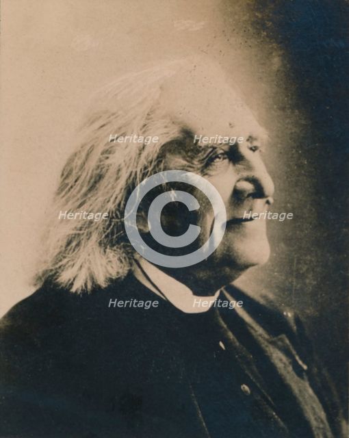 'Franz Liszt', (1811-1886). Hungarian pianist and composer, 1894-1907. Artist: Unknown.