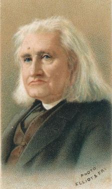 Franz Liszt (1811-1886), Hungarian pianist and composer, 1911
