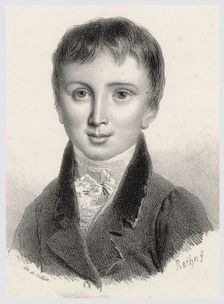 Franz Liszt at the Age of 11, c. 1822. Creator: Le Villain, François (active 1820s-1830s)