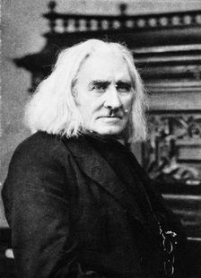 Franz Liszt, Hungarian pianist and composer, late 19th century
