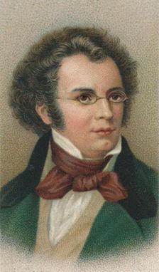 Franz Peter Schubert (1797-1828), Austrian composer, 1911
