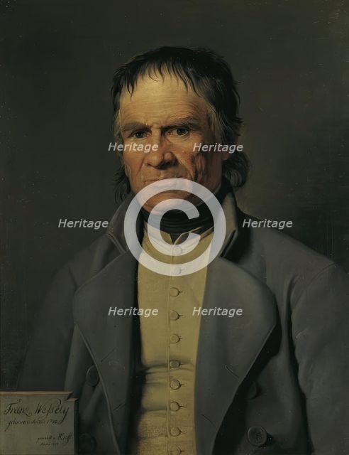 Franz Wessely, 1810. Creator: Peter Fendi.