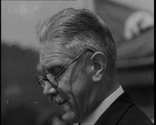 Franz von Papen Giving a Speech to a Hitler Youth Rally, 1930s. Creator: British Pathe Ltd