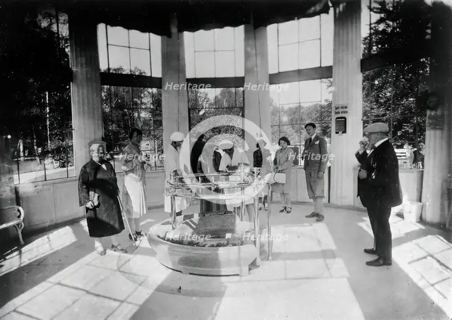 Franzensbad (Frantiskovy Lázne), Czechoslovakia: the interior of the Francis Spring..., c1920s. Creator: Unknown.