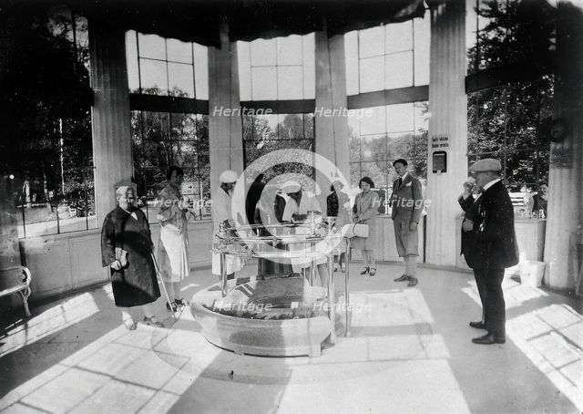 Franzensbad (Frantiskovy Lázne), Czechoslovakia: the interior of the Francis Spring..., c1920s. Creator: Unknown.