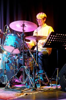 Fraser Smith Quartet, New Generation Jazz Festival Roadshow, Shoreham by Sea, Feb 2023. Creator: Brian O'Connor