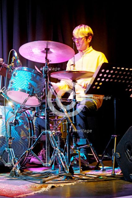 Fraser Smith Quartet, New Generation Jazz Festival Roadshow, Shoreham by Sea, Feb 2023. Creator: Brian O'Connor.