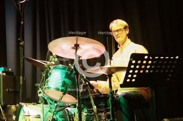Fraser Smith Quartet, New Generation Jazz Festival Roadshow, Shoreham by Sea, Feb 2023. Creator: Brian O'Connor.