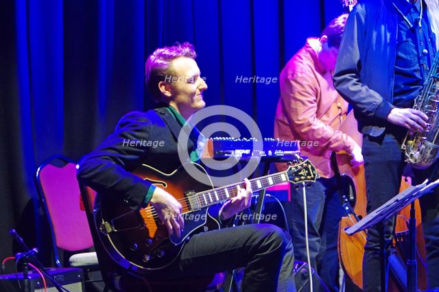 Fraser Smith Quartet, New Generation Jazz Festival Roadshow, Shoreham by Sea, Feb 2023. Creator: Brian O'Connor.