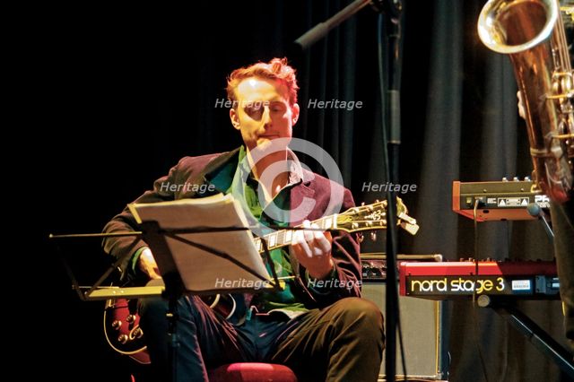 Fraser Smith Quartet, New Generation Jazz Festival Roadshow, Shoreham by Sea, 8 Feb 2023. Creator: Brian O'Connor.