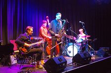 Fraser Smith Quartet, New Generation Jazz Festival Roadshow, Shoreham by Sea, Feb 2023. Creator: Brian O'Connor