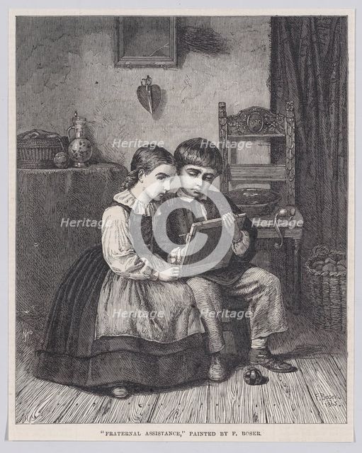 Fraternal Assistance, from "Illustrated London News", August 19, 1865. Creator: Mason Jackson.