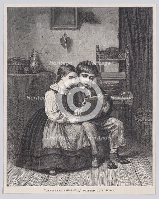 Fraternal Assistance, from "Illustrated London News", August 19, 1865. Creator: Mason Jackson.