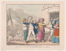 Fraternization in Grand Cairo, or The Mad General & his Bonny Party Likely to ..., October 9, 1798. Creator: Thomas Rowlandson