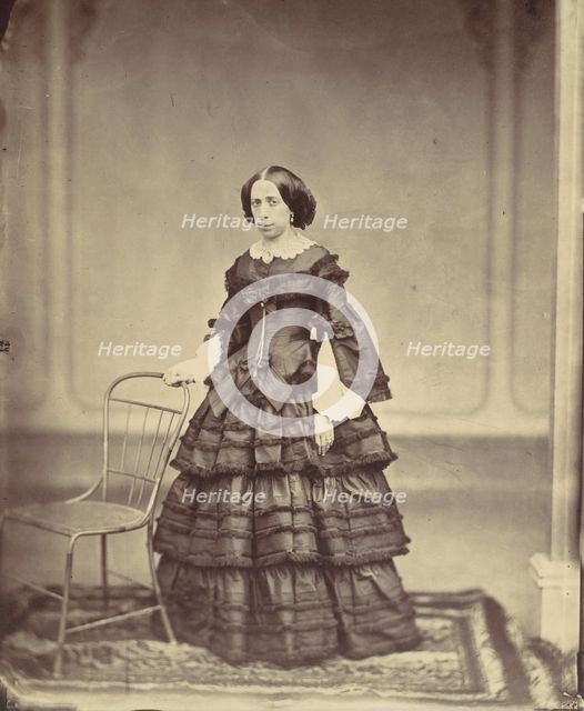 Frau Hofrat Josefine Raymond, 1850s-60s. Creator: Franz Antoine.
