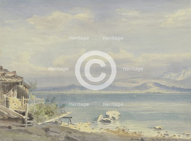 Frauenchiemsee, 1876. Creator: Ernst Morgenstern.
