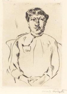 Frauenbildnis (Portrait of a Woman), 1914. Creator: Lovis Corinth