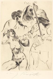 Frauenraub III (Abduction III), 1914. Creator: Lovis Corinth
