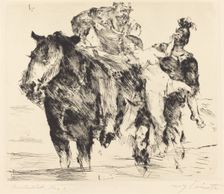 Frauenräuber (Rape), 1920. Creator: Lovis Corinth