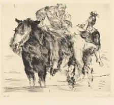 Frauenräuber (Rape), 1920. Creator: Lovis Corinth