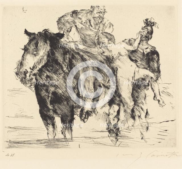 Frauenräuber (Rape), 1920. Creator: Lovis Corinth.