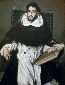 Fray Hortensio Felix Paravicino 1609. Artist: El Greco