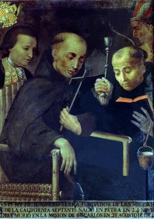 Fray Junipero Serra (1713 - 1784), Spanish Franciscan monk, founder of the Catholic Missions of N…