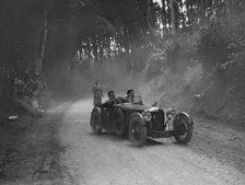 Frazer-Nash 2-seater taking part in a motoring trial, c1930s. Artist: Bill Brunell