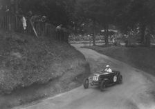 Frazer-Nash competing in the Shelsley Walsh Hillclimb, Worcestershire, 1935. Artist: Bill Brunell