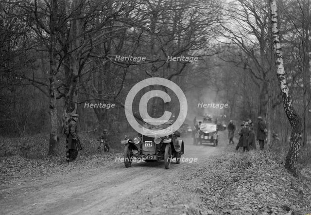 Frazer-Nash competing in the Sunbeam Motor Car Club Bognor Trial, 1929. Artist: Bill Brunell.