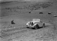Frazer-Nash BMW 319/55 at the London Motor Club Coventry Cup Trial, Knatts Hill, Kent, 1938. Artist: Bill Brunell