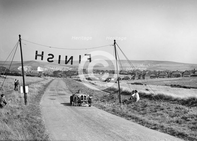 Frazer-Nash BMW 319/55 of CG Fitt at the Bugatti Owners Club Lewes Speed Trials, Sussex, 1937. Artist: Bill Brunell.