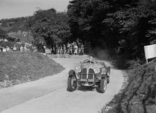 Frazer-Nash BMW 319/55 of CG Fitt competing in the VSCC Croydon Speed Trials, 1937. Artist: Bill Brunell