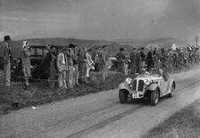 Frazer-Nash BMW 319/55 of EN Leon at the Bugatti Owners Club Lewes Speed Trials, Sussex, 1937. Artist: Bill Brunell