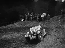 Frazer-Nash BMW 319/55 of KN Smith at the MCC Edinburgh Trial, Roxburghshire, Scotland, 1938. Artist: Bill Brunell