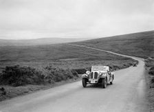 Frazer-Nash BMW 319/55 of LG Johnson, competing at the MCC Torquay Rally, July 1937. Artist: Bill Brunell