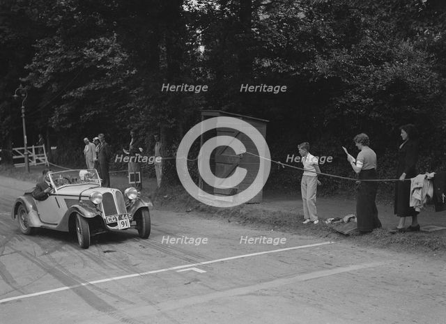 Frazer-Nash BMW 319/55 of LG Johnson, winner of a premier award at the MCC Torquay Rally, July 1937. Artist: Bill Brunell.