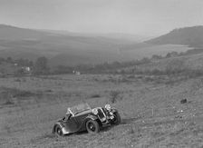 Frazer-Nash BMW 319 competing in the London Motor Club Coventry Cup Trial, Knatts Hill, Kent, 1938. Artist: Bill Brunell