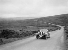 Frazer-Nash BMW 319/55 of LG Johnson, competing at the MCC Torquay Rally, July 1937. Artist: Bill Brunell
