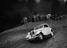 Frazer-Nash BMW of LEC Hall competing in the MCC Edinburgh Trial, Roxburghshire, Scotland, 1938. Artist: Bill Brunell