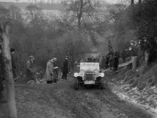 Frazer-Nash Boulogne II of RS Langford competing in the Sunbac Colmore Trial, Gloucestershire, 1933. Artist: Bill Brunell