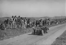 Frazer-Nash Interceptor competing in the Bugatti Owners Club Lewes Speed Trials, Sussex, 1937. Artist: Bill Brunell