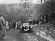 Frazer-Nash of AL Marshall competing in the Sunbac Colmore Trial, Gloucestershire, 1933. Artist: Bill Brunell