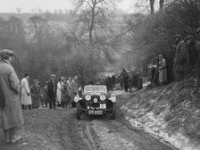 Frazer-Nash of AL Marshall competing in the Sunbac Colmore Trial, Gloucestershire, 1933. Artist: Bill Brunell