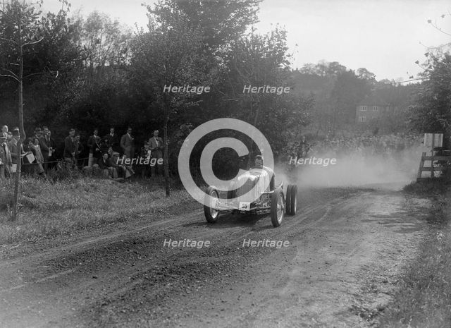 Frazer-Nash single seater, Bugatti Owners Club Hill Climb, Chalfont St Peter, Buckinghamshire, 1935. Artist: Bill Brunell.