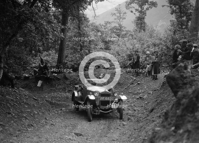 Frazer-Nash Super Sports taking part in a motoring trial, c1930s. Artist: Bill Brunell.